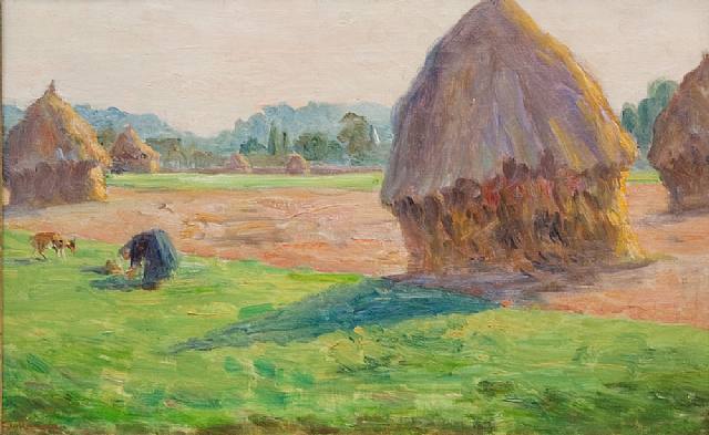 The Haystacks (1895) - Armand Guillaumin Tablo