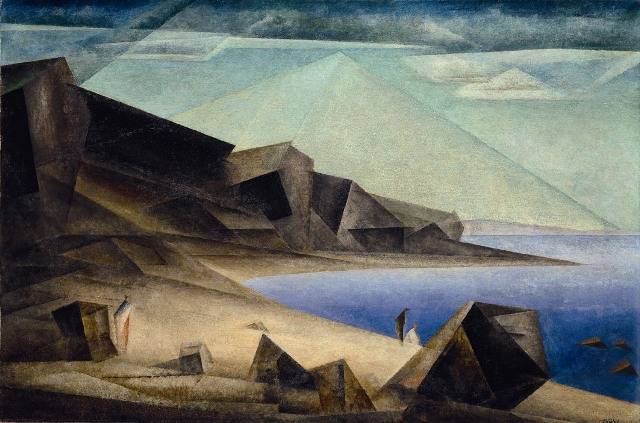 The High Shore (1923) - Lyonel Feininger Tablo