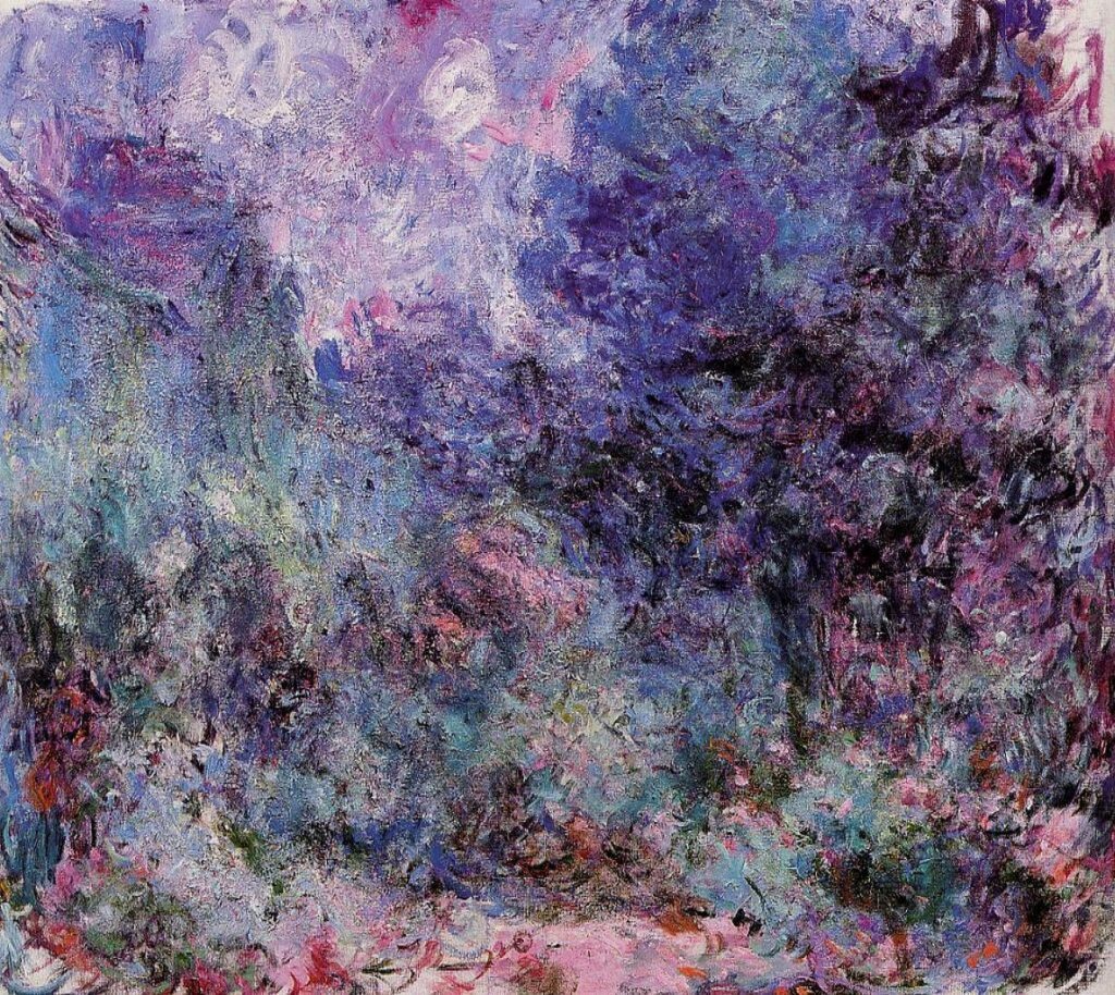 The House Seen from the Rose Garden 3 (1922) – Claude Monet Tablo