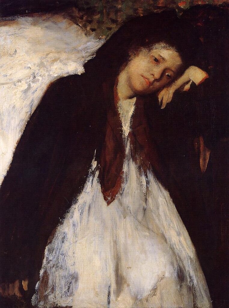 The Invalid (1868) - Edgar Degas Tablo