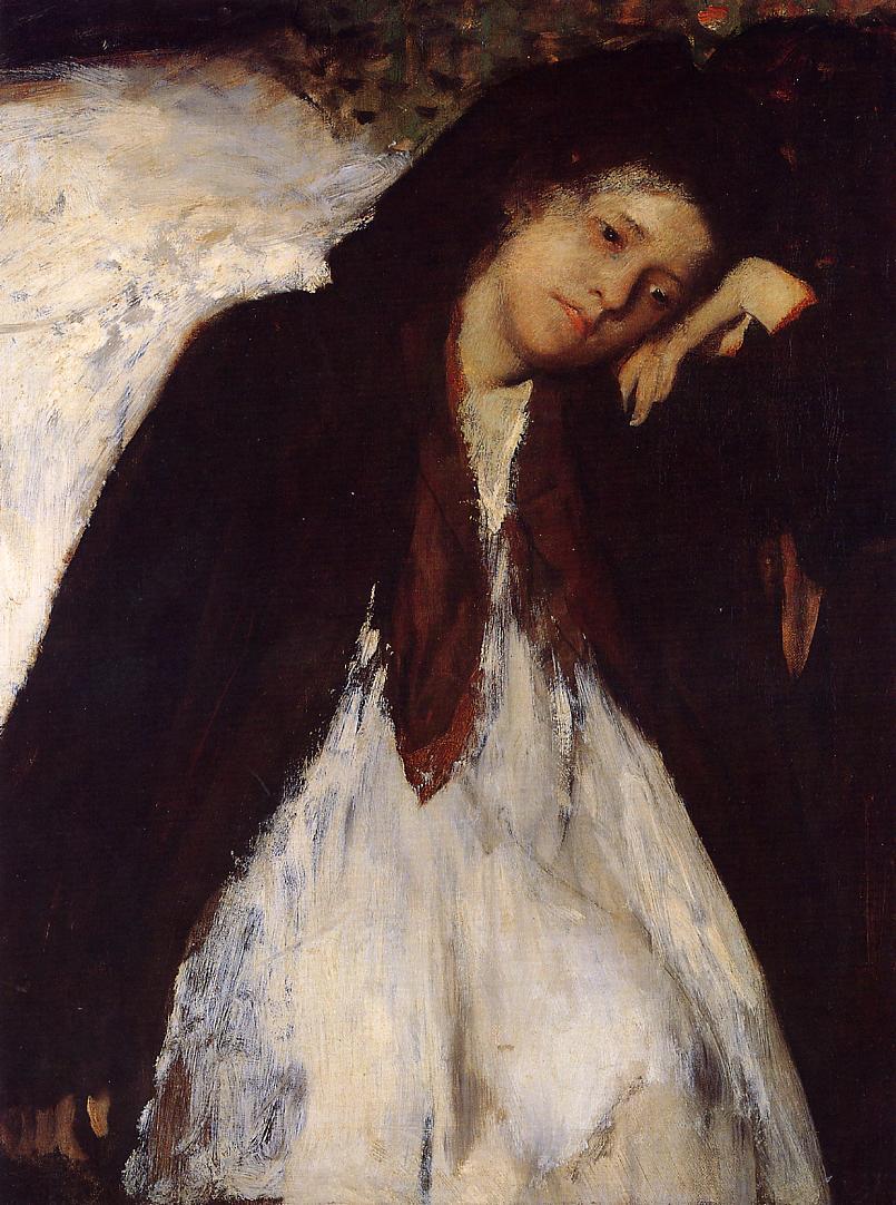 The Invalid (1868) - Edgar Degas Tablo