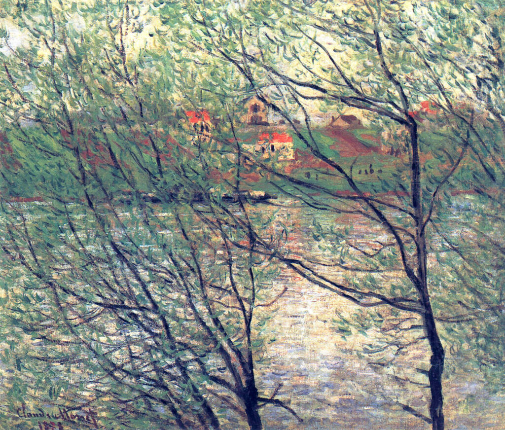 The Isle Grande Jatte (1878) - Claude Monet Tablo