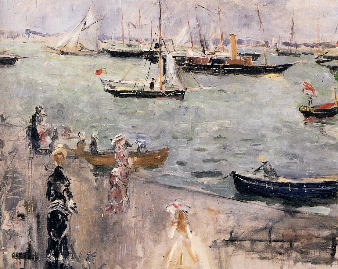 The Isle of Wight (1875) - Berthe Morisot Tablo