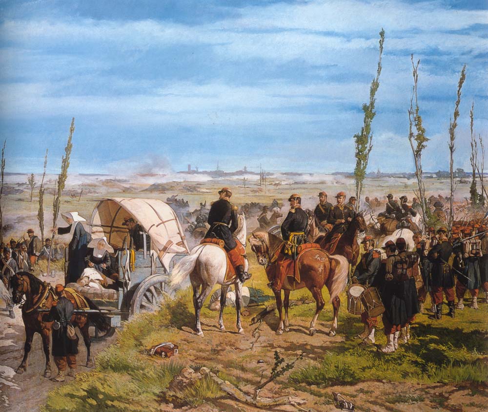 The Italian camp after the Battle of Magenta (1861) - Giovanni Fattori Tablo