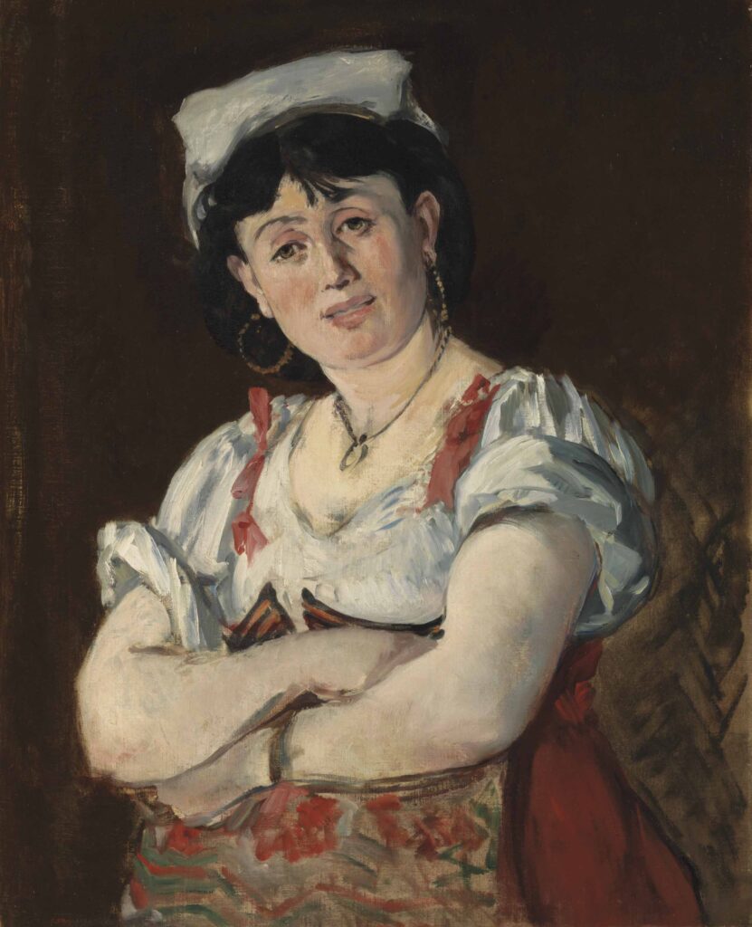 The Italian woman (1860) - Edouard Manet Tablo