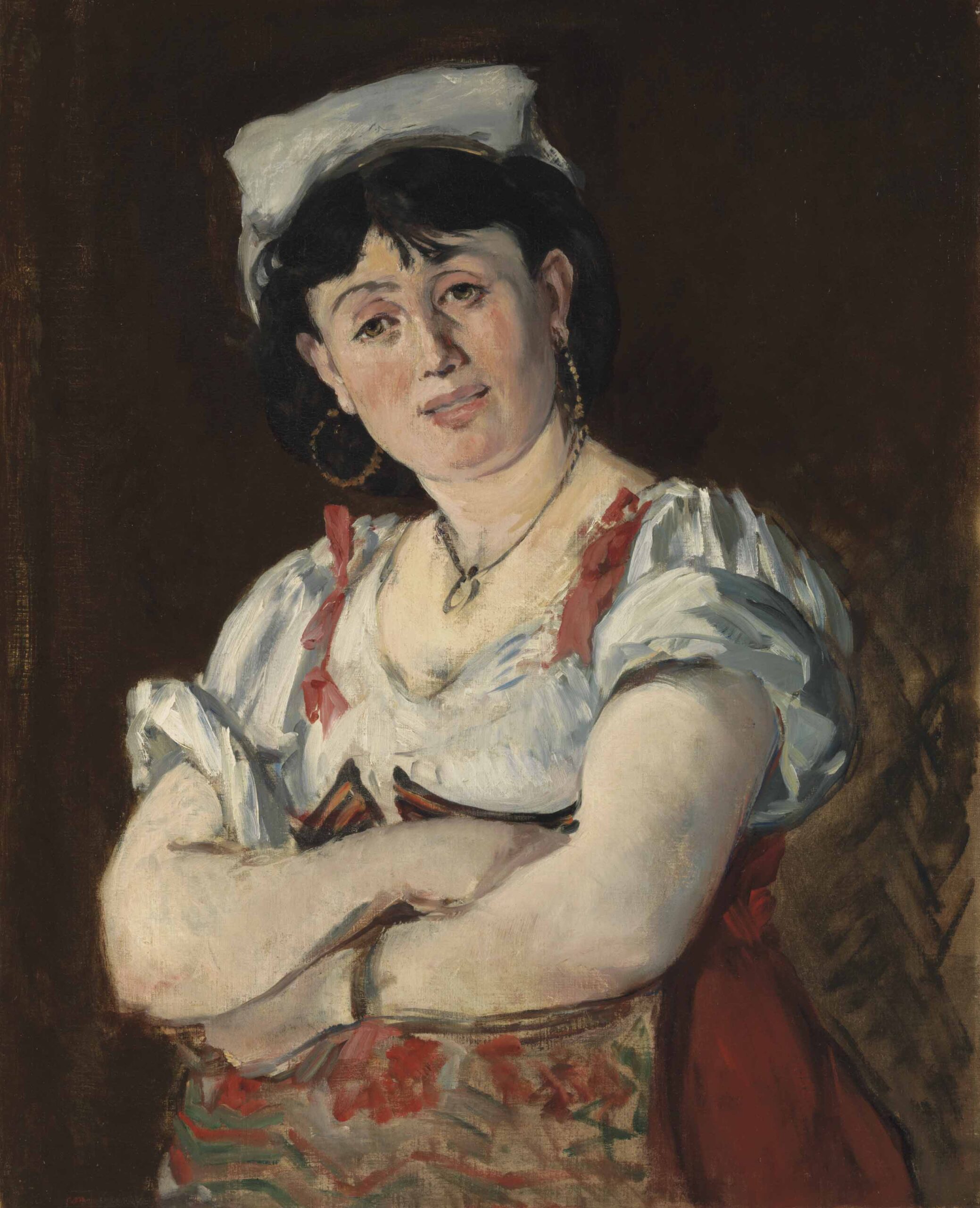 The Italian woman (1860) - Edouard Manet Tablo