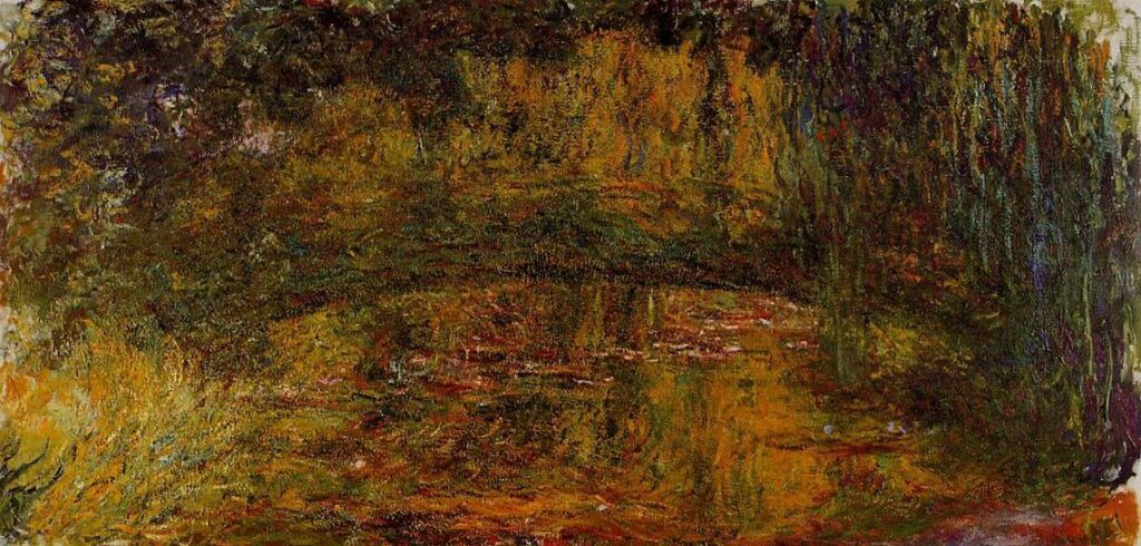 The Japanese Bridge (1918) – Claude Monet Tablo