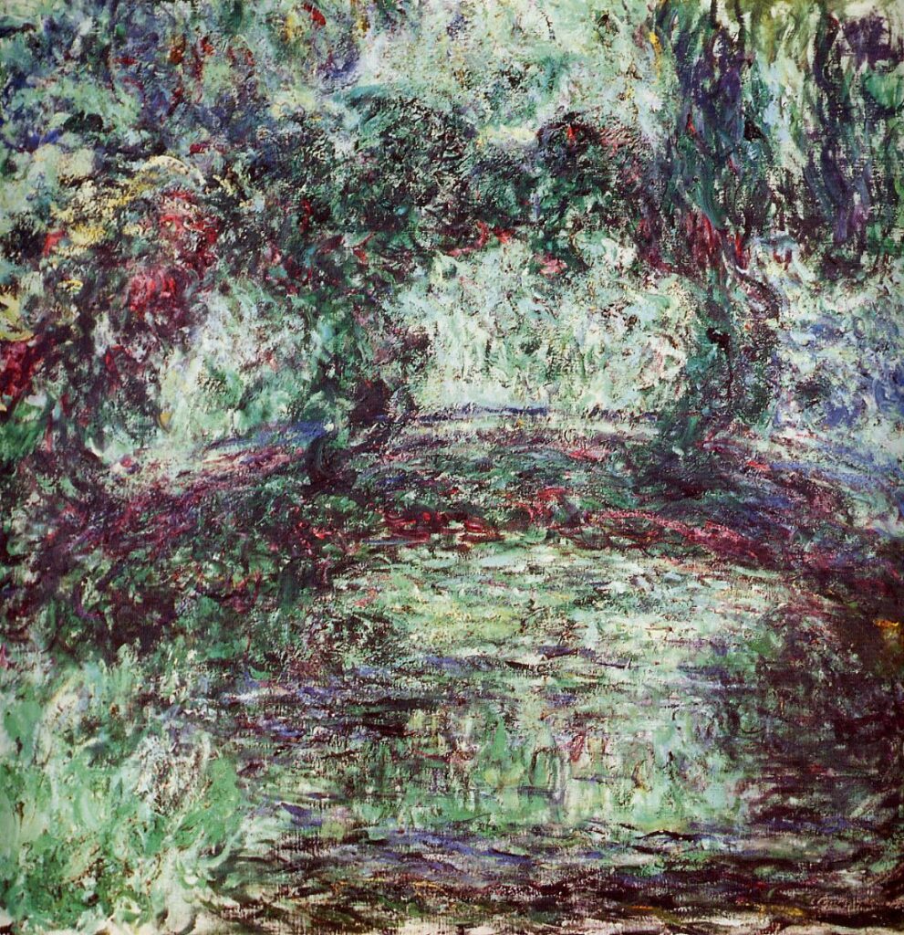The Japanese Bridge 2 (1918) - Claude Monet Tablo