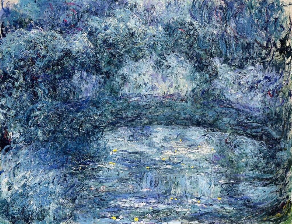 The Japanese Bridge 3 (1918) - Claude Monet Tablo