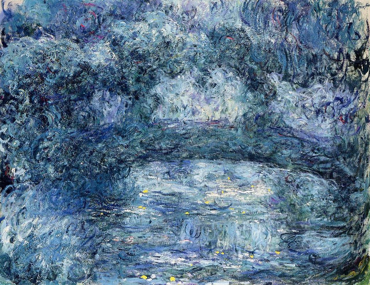 The Japanese Bridge 3 (1918) - Claude Monet Tablo