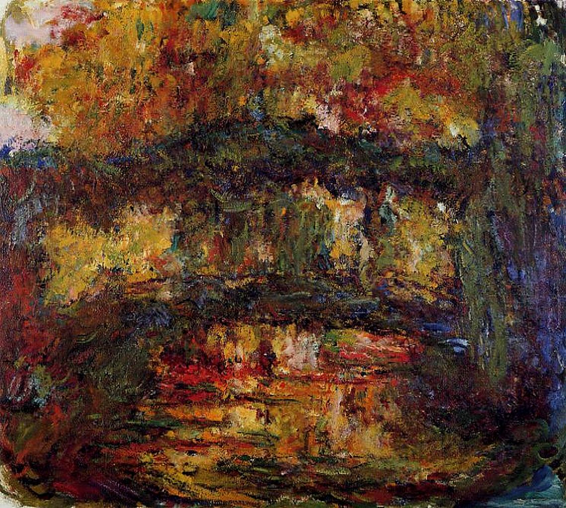 The Japanese Bridge 4 (1918) - Claude Monet Tablo
