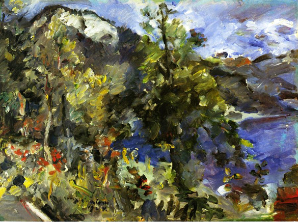 The Jochberg and the Walchensee (1924) - Lovis Corinth Tablo