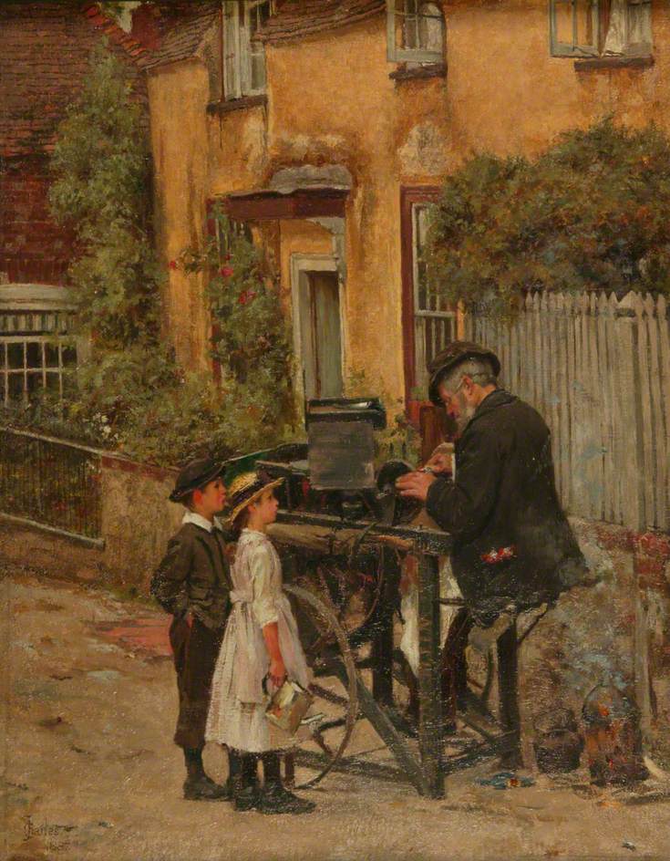 The Knifegrinder (1887) - James Charles Tablo