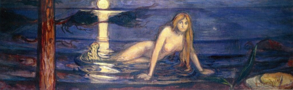The Lady from the sea (1896) - Edvard Munch Tablo