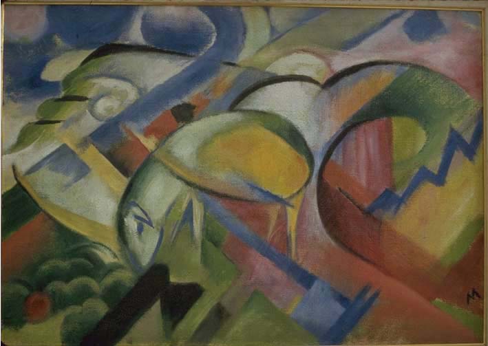 The Lamb (1914) - Franz Marc Tablo