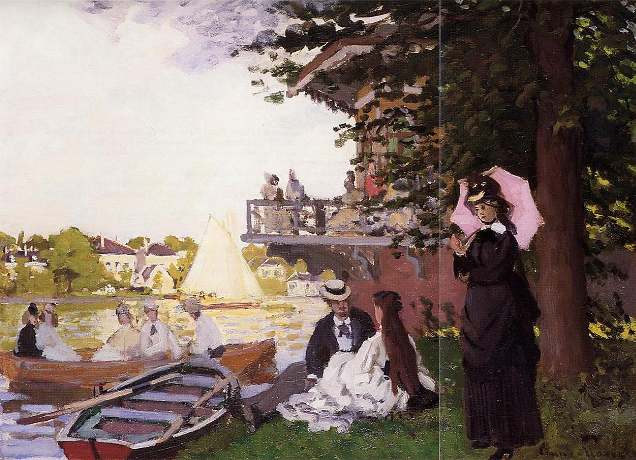 The Landing State (1869) - Claude Monet Tablo
