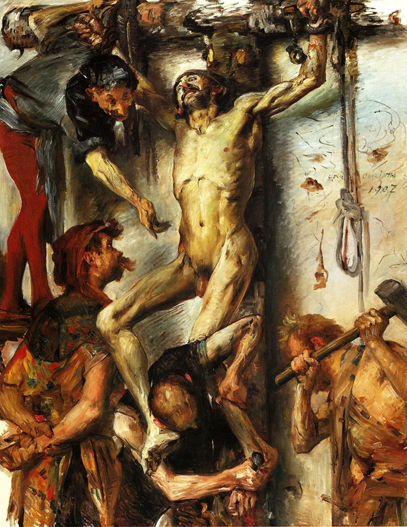 The Large Martyrdom (1907) - Lovis Corinth Tablo