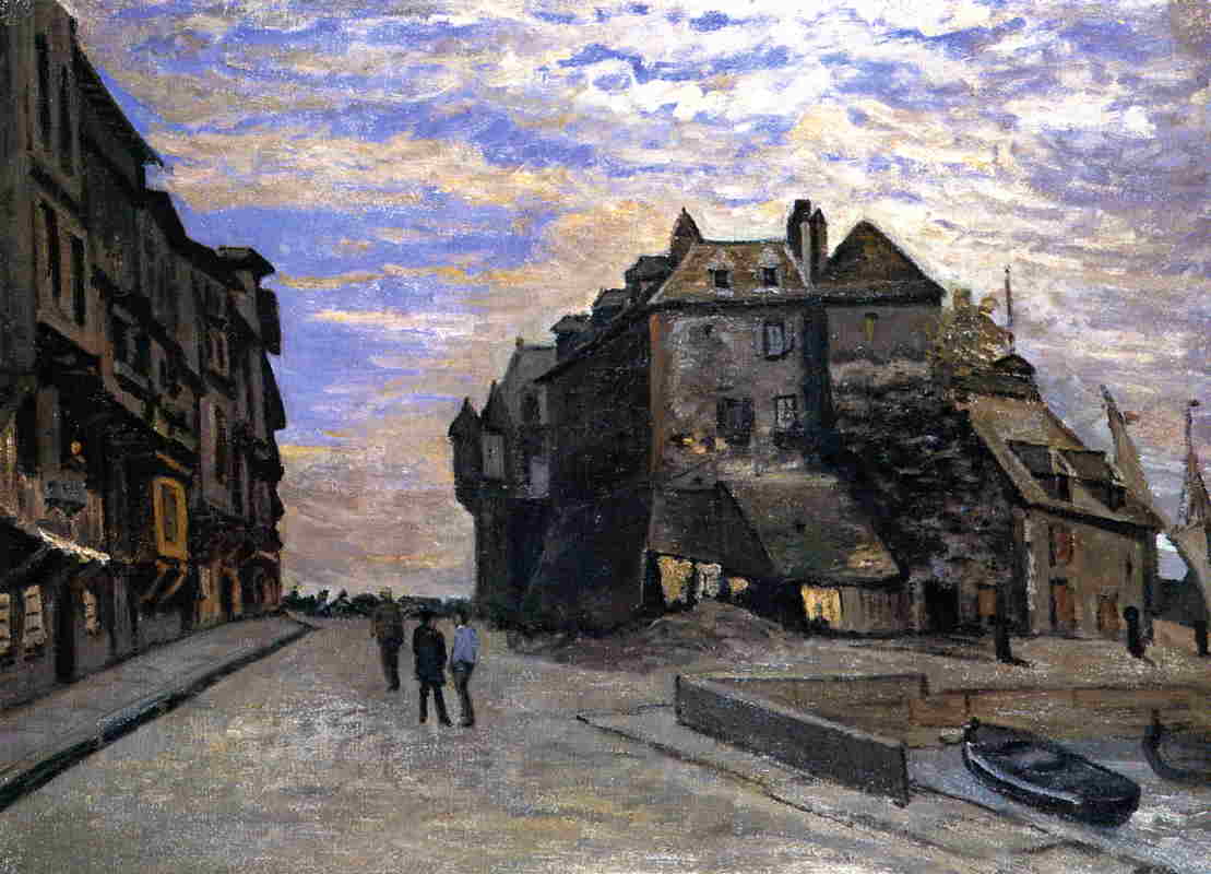 The Lieutenancy at Honfleur (1864) - Claude Monet Tablo