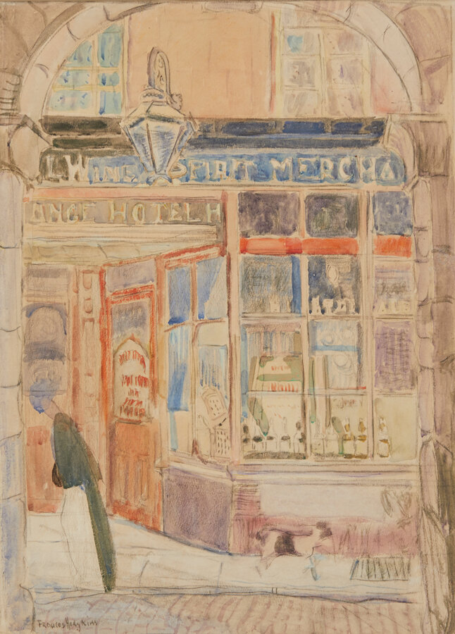 The Little Wine Shop (1919) - Frances Hodgkins Tablo
