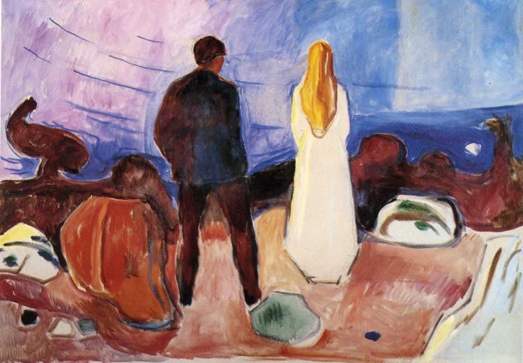 The Lonely Ones (1935) - Edvard Munch Tablo