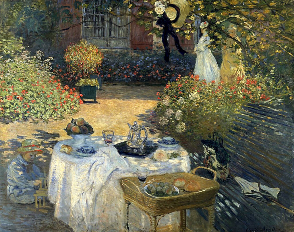 The Luncheon (1873) - Claude Monet Tablo