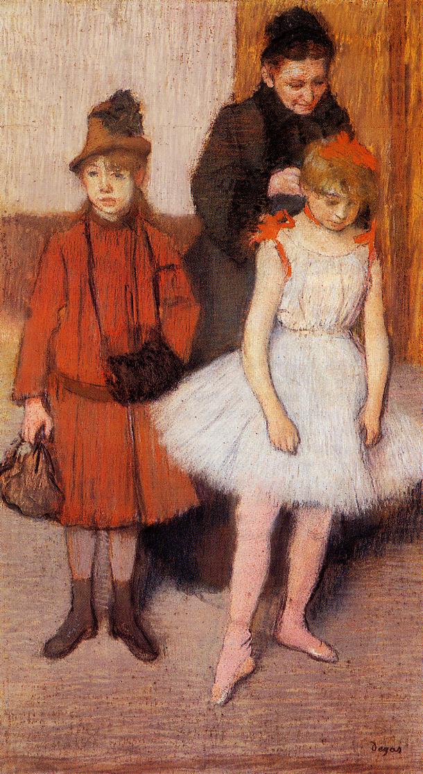 The Mante Family (1889) - Edgar Degas Tablo