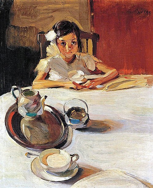 The Milk (1917) - Nikolaos Lytras Tablo