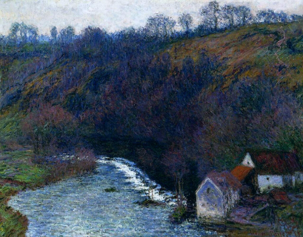 The Mill at Vervy (1889) - Claude Monet Tablo