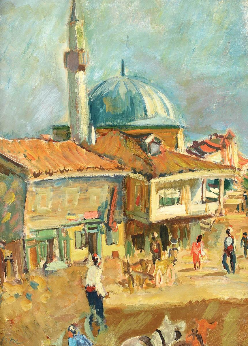 The Mosque from Turtucaia - Iosif Iser Tablo
