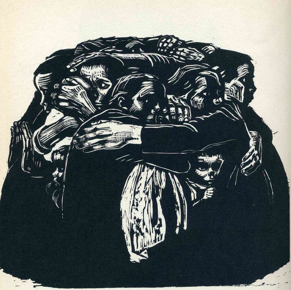 The Mothers (1922) - Käthe Kollwitz Tablo