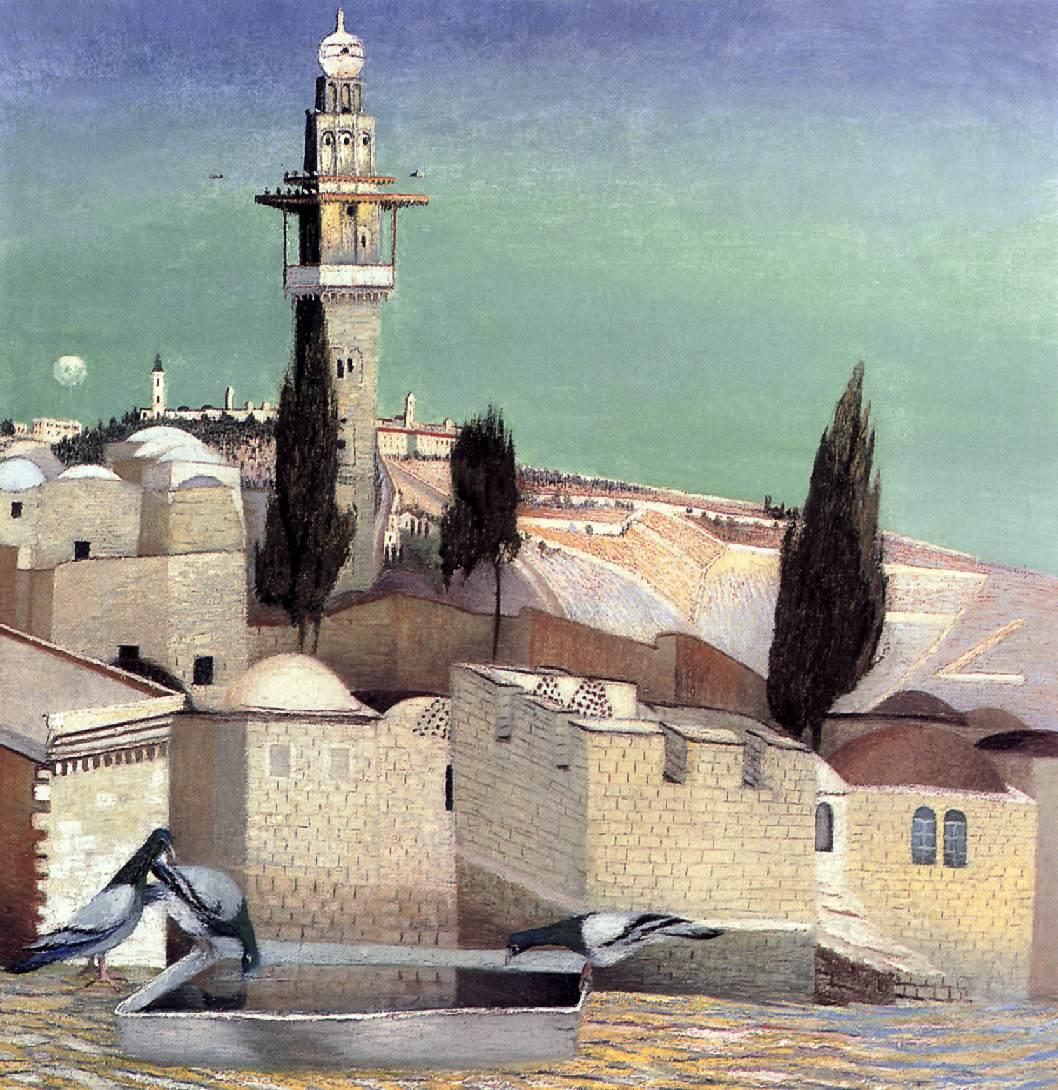 The Mount of Olives in Jerusalem (1905) - Tivadar Kosztka Csontváry Tablo