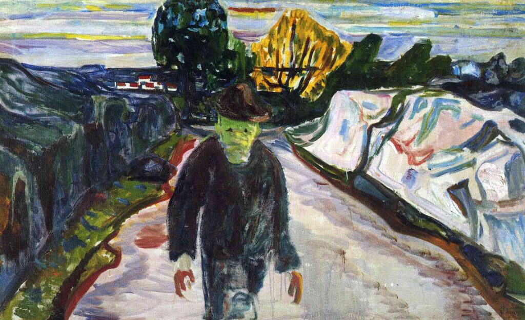 The Murderer (1910) - Edvard Munch Tablo