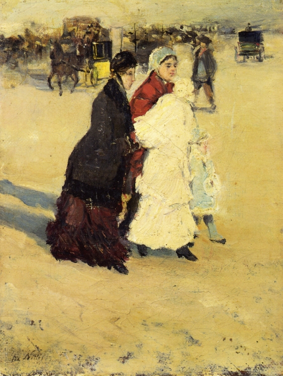 The Nannys (1880) - Giuseppe De Nittis Tablo