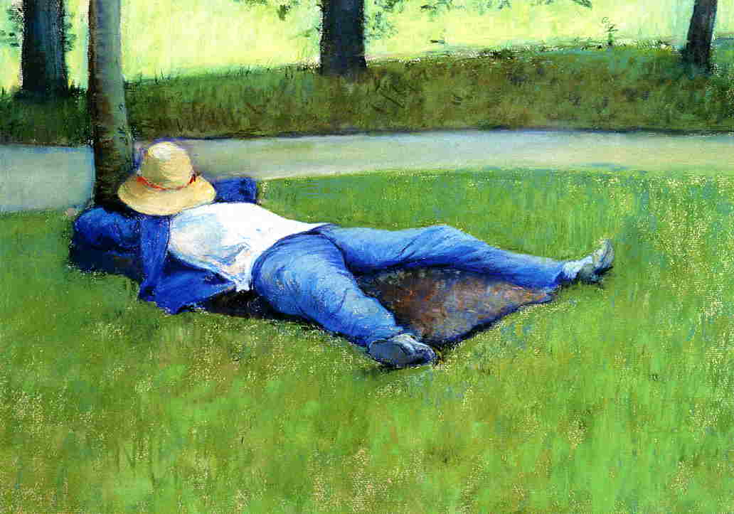 The Nap (1877) - Gustave Caillebotte Tablo