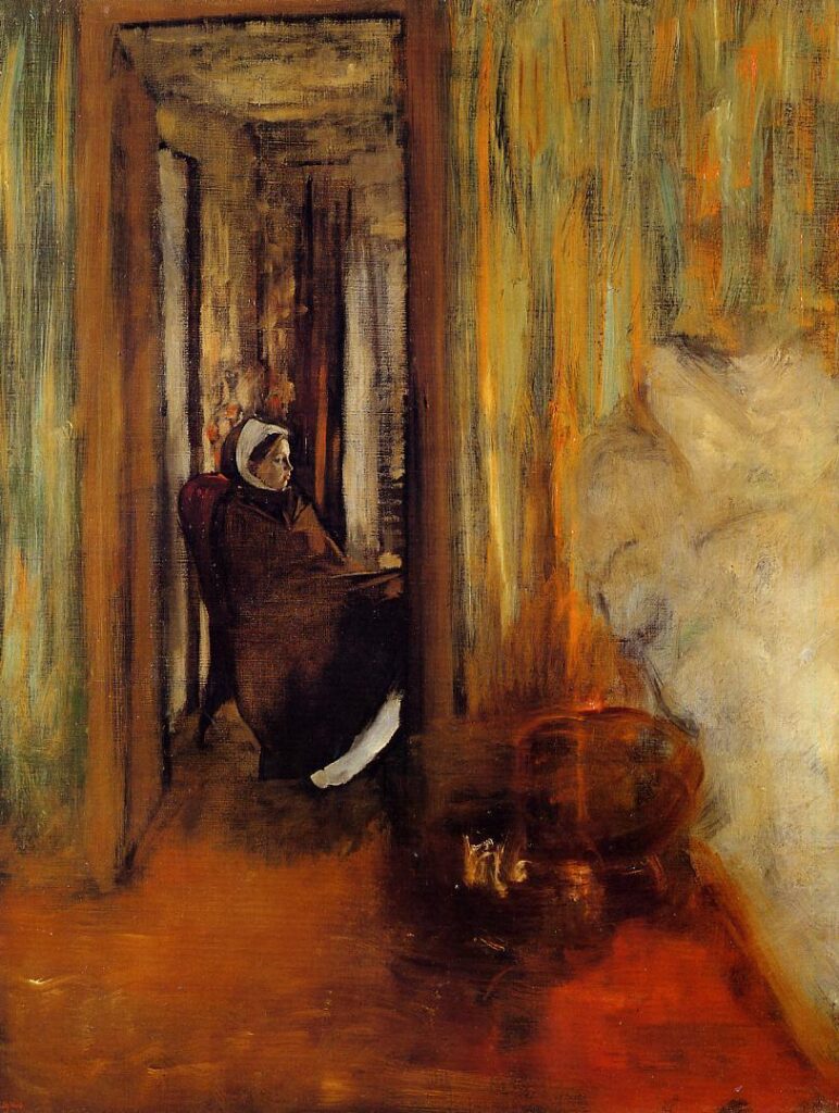 The Nurse (1872) – Edgar Degas Tablo