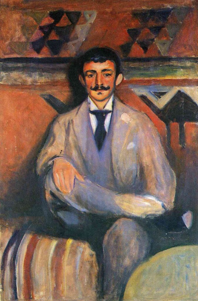 The Painter Jacob Bratland (1891) - Edvard Munch Tablo