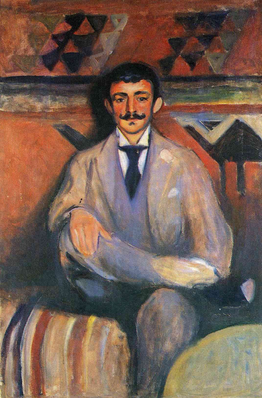 The Painter Jacob Bratland (1891) - Edvard Munch Tablo