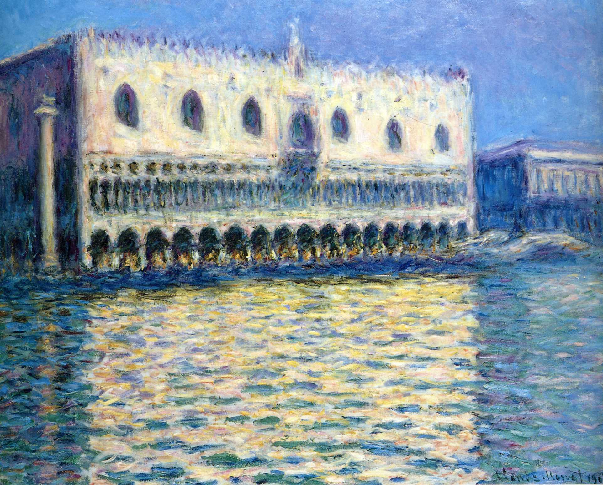 The Palazzo Ducale (1908) - Claude Monet Tablo