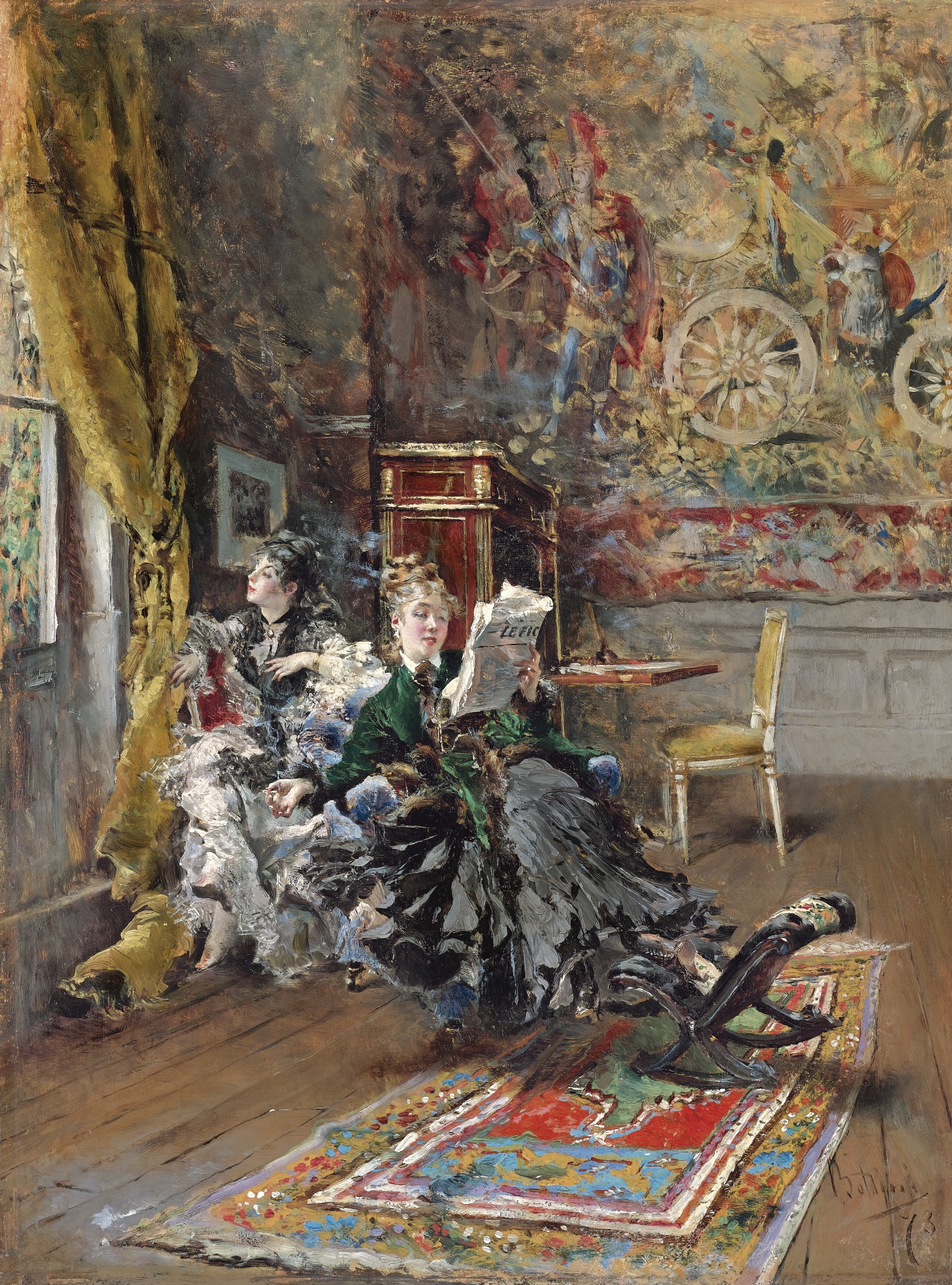 The Parisians (1873) - Giovanni Boldini Tablo