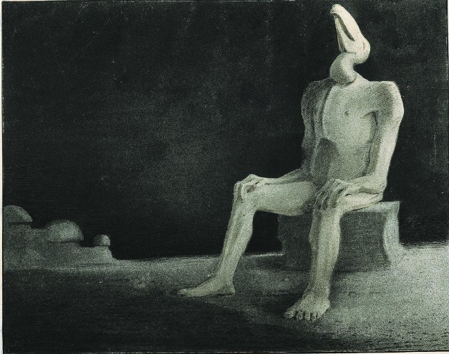 The Past (forgotten swallowed) (1901) - Alfred Kubin Tablo
