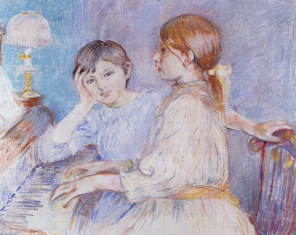 The Piano (1889) - Berthe Morisot Tablo