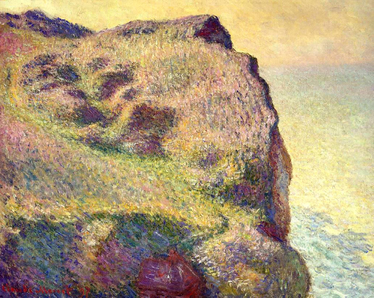 The Pointe du Petit Ailly (1897) - Claude Monet Tablo
