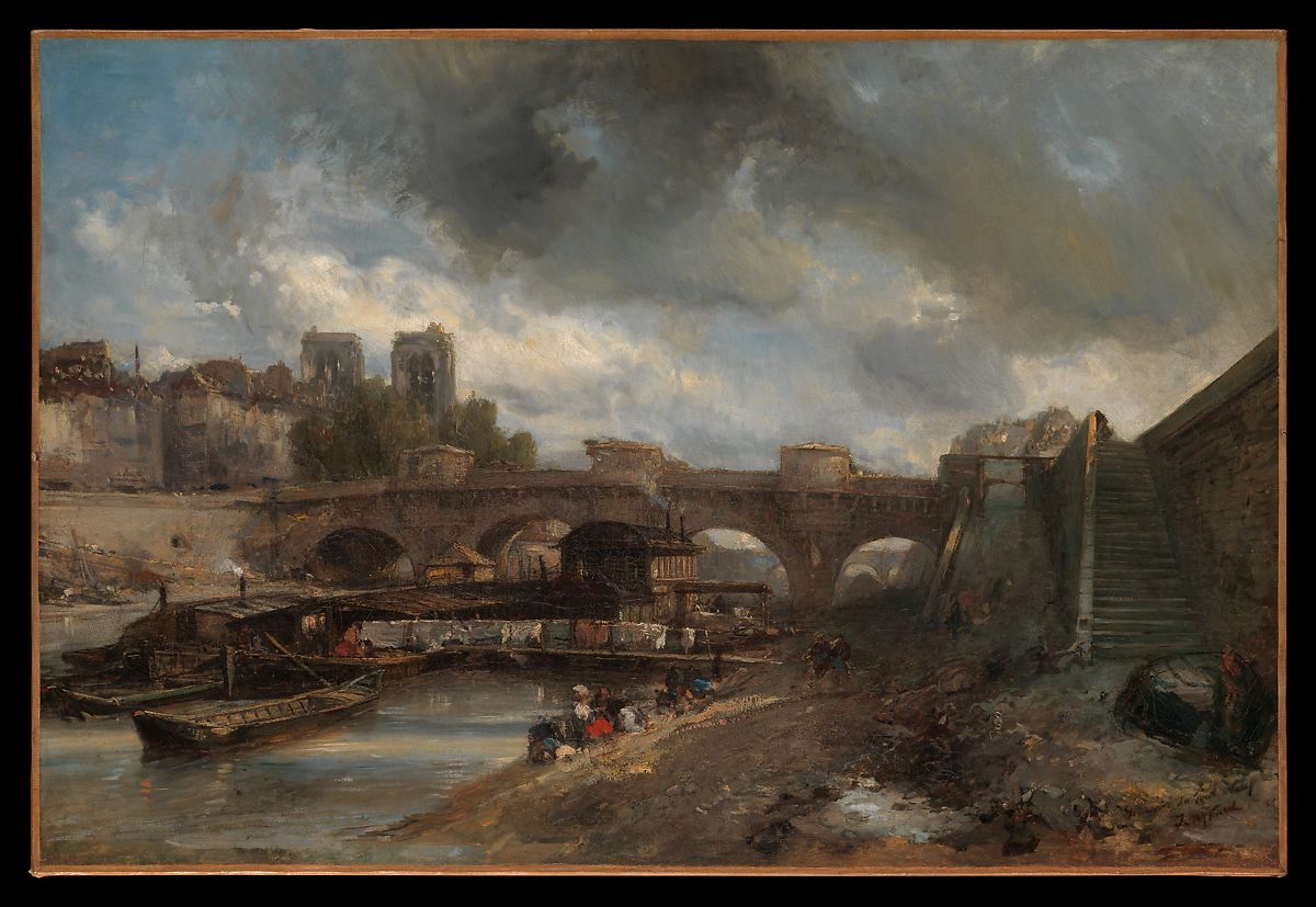 The Pont Neuf (1849) - Johan Jongkind Tablo