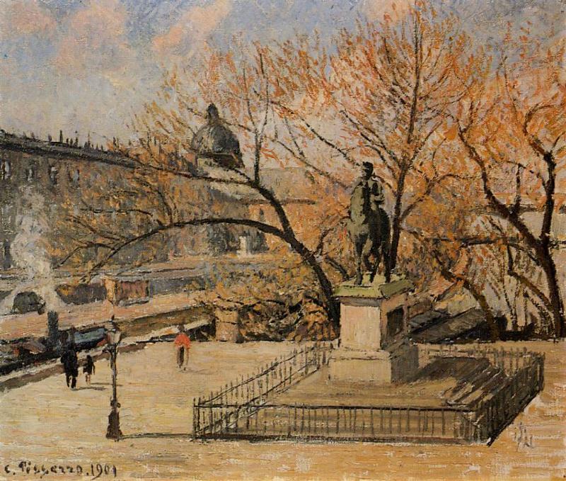 The Pont Neuf (1901) - Camille Pissarro Tablo