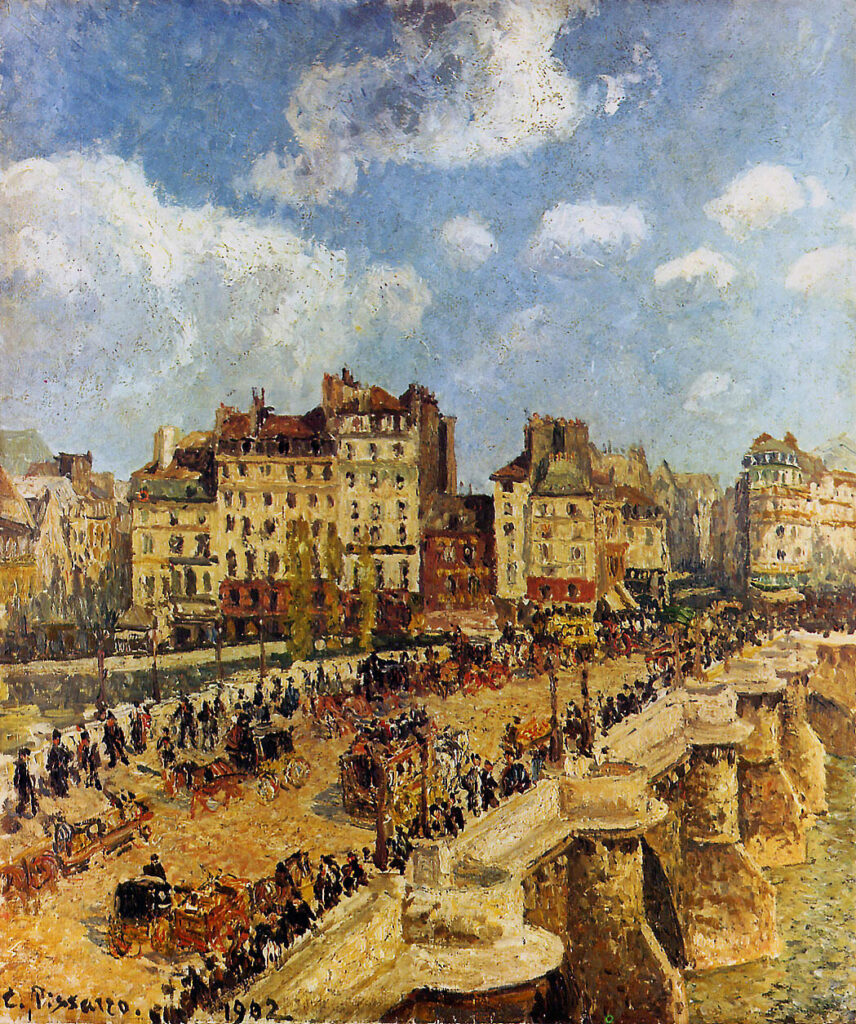 The Pont Neuf (1902) - Camille Pissarro Tablo