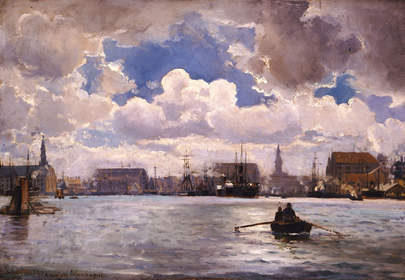 The Port of Copenhagen (1874) - Ioannis Altamouras Tablo
