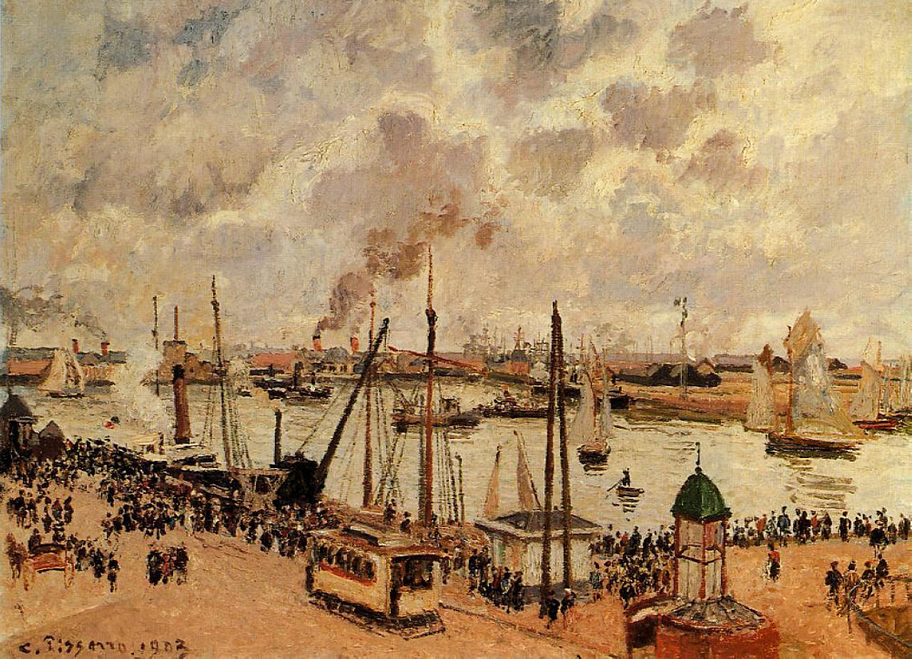 The Port of Le Havre (1903) - Camille Pissarro Tablo