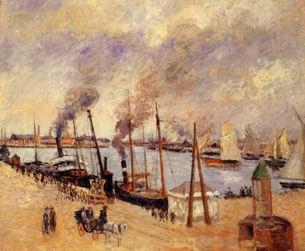 The Port of Le Havre 2 (1903) - Camille Pissarro Tablo
