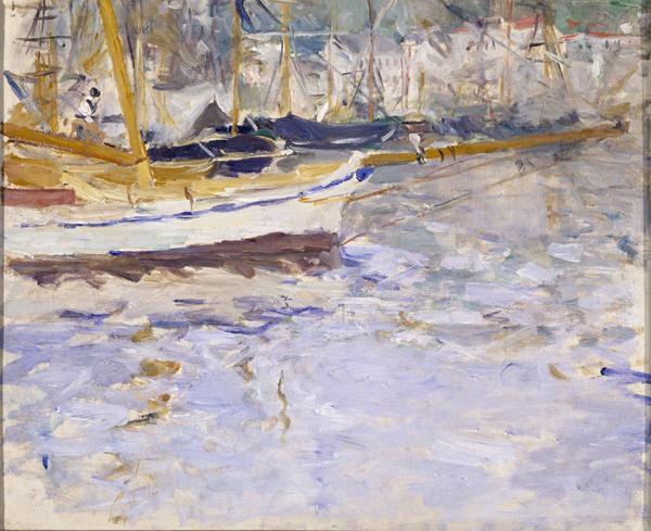 The Port of Nice (1881) - Berthe Morisot Tablo