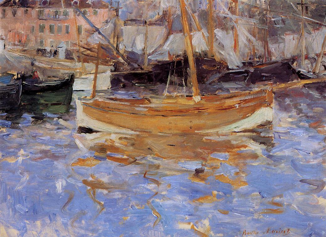 The Port of Nice (1882) - Berthe Morisot Tablo